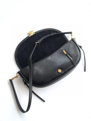 wholesale quality celine halfmoon bag 103737 black